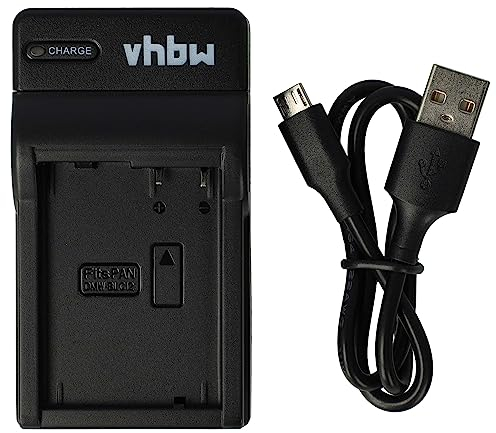 vhbw USB Ladegerät kompatibel mit Leica V-Lux 4 Kamera Camcorder Action Cam-Akku - Ladeschale