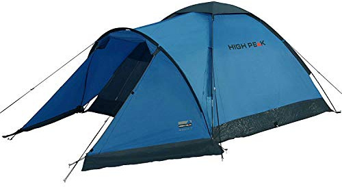 High Peak kupoltält Ontario 3, campingtält med stam, iglo-tält för 3 personer, 1 500 mm vattentätt, ventilationssystem, väderskyddsingång, myggnät