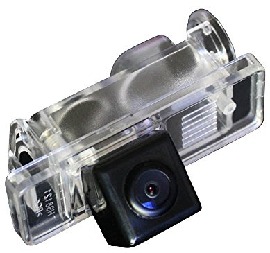 Rückfahrkamera wasserdicht Nachtsicht Auto Rückansicht Kamera Einparkhilfe Rückfahrsystem, Kennzeichenleuchte (Schwarz) für Viano 2004-2012 Vito 2004-2012 Sprinter 2004-onwards,W639