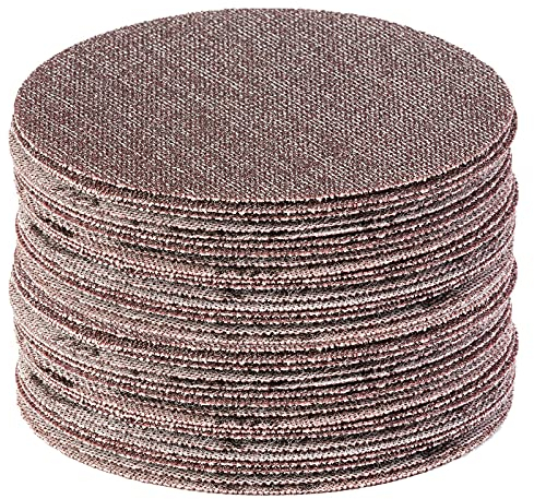 Klingspor AN 400 Schleifscheibe/Gitter Netz Klett Schleifscheiben | Ø 125 mm | ungelocht | 50 Stück | Körnung/Korn: 400 (50 Scheiben)