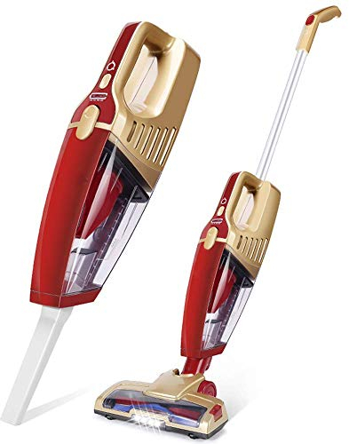 Samnuerly Aspirapolvere, Aspirapolvere Verticale 2 in 1 Senza Fili, Aspirazione Potente 7000 Pa, Converti da Verticale A Tenuto in Mano, con Luce D'angolo A LED