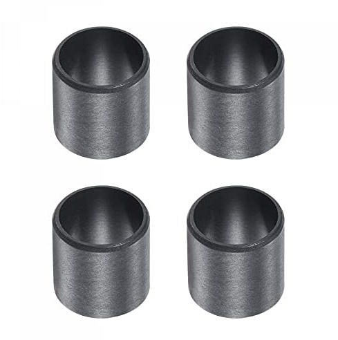 sourcing map Sleeve Bearings 12mm Bore 14mm OD 12mm Length POM Wrapped Oilless Bushings Black 4pcs