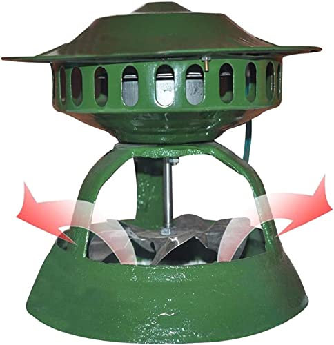 Samnuerly Chimney Fan for Round Flue, Electric Chimney Fan Chimney Ventilation Fans Rooftop Inducer Fans Chimney Exhaust Fan for BBQ Hut Fireplace Thermo Stove [Energy Class A++],120 w,Fireplace Fans