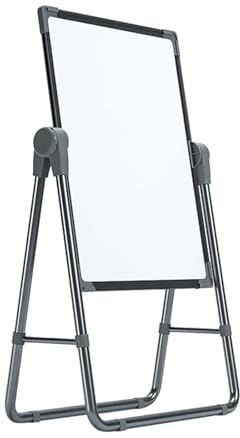 Kreidetafel Tafel Zum Beschriften Chalkboard Aufsteller Whiteboard White Board Magnettafel Abwischbar Groß Abwischen Schreibblock Klappbarer Standtyp Löschbar Magnetkraft (Black,62x92cm)