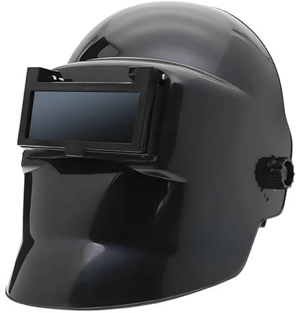 WYYHAA Casque de soudage simple, bandeau réglable, protection complète du visage, masque de soudage pour soudure à l'arc, coupe à l'arc, polypropylène haute résistance anti-éclaboussures