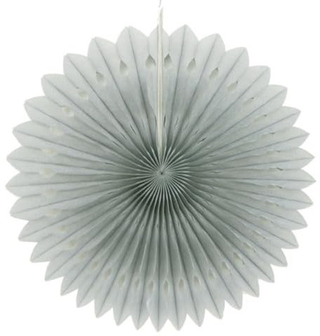 Blausky 10 Stück Seidenpapier Pompons Deko,Papier Pompoms,Dekorpapier Blumenpuscheln,Tissue Papier Pom Poms,Papier Girlande für Hochzeit Geburtstag Gartenparty Karneval Deko,Grau,20 cm