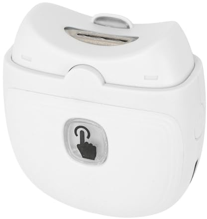 Elektrisk Nagelklippare, Babynagelklippare ABS och Rostfritt Stål med Lätt Extra Nagelklippare för äldre Babybarn (Vit)