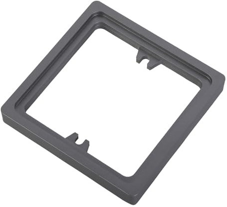 Rudiaoa Conjunto 2 Interruptores Luz Negro Cubre Fácil Instalación Forma Cuadrada Auto Adhesiva para Mayoría Los Estilos Elegantes para Hogar