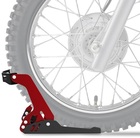 USTPO Electric Dirt Bike Wheel Chock MotorcycleTrailer Stand 1800 lb Universal for 8-21 Ebike for CRF TTR KLX 110 PW CRF KX 50 85 Surron Sur ron Light Bee S/X LBX X260 TTR 125 90 230 Adjustable
