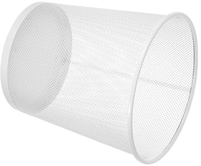 Cabilock Corbeille à Papier de Bureau Ronde en Fer Blanc Grosse Ouverture et Design Élégant pour Usage Polyvalent la Maison Bureau