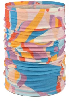 BUFF®| Braga de cuello Merino Lightweight Prints Bufanda Multifuncional 100% Lana Merino, Senderismo, Aire Libre, Sostenible, Ligera, Fina Hombre Mujer Talla única Multicolor rosa