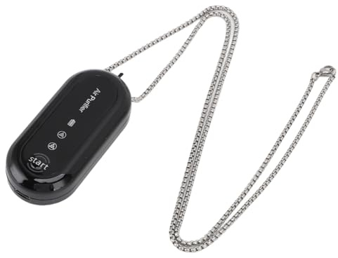 Yanmis Collar Purificador de Aire Personal, Recargable, Portátil, con Iones Negativos, Ionizador Personal para Viajes, Oficina, Hogar, Coche, Silencioso, Fácil de Usar.