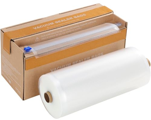 Vacuum Food Sealer Rolls with Cutter Box, 28 x 3000CM Vacuum Sealer Roll Bags Vacuum Food Sealer Bags Vacuum Sealer Rolls Vacuum Sealer Machine Bags