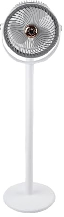 EaseSunny Ventilador de pie silencioso oscilante de 360° con 5 velocidades, aromaterapia y batería de 4000 mAh, altura ajustable de 28 a 86,5 cm, recargable USB-C para dormitorio