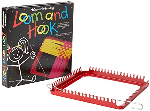 WOOL NOVELTY CO., INC. Deluxe Hand Weaving Loom & Hook