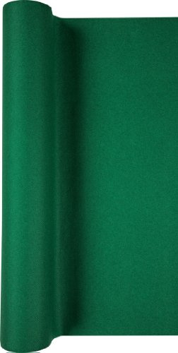 Tischläufer Rolle Uni in dunkelgrün / Airlaid / Tischband für Party / Geburtstag / Hochzeit 40cm x 4,90m