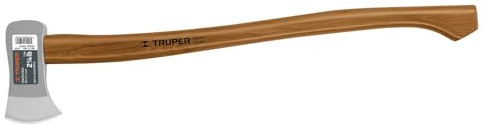 Truper Boy's Axe, 2.25 lb Forged Steel Head, 28-Inch American Hickory Wood Handle, Professional Grade Wood Chopping and Felling Axe (Model HB-2-1/4M / 14956)