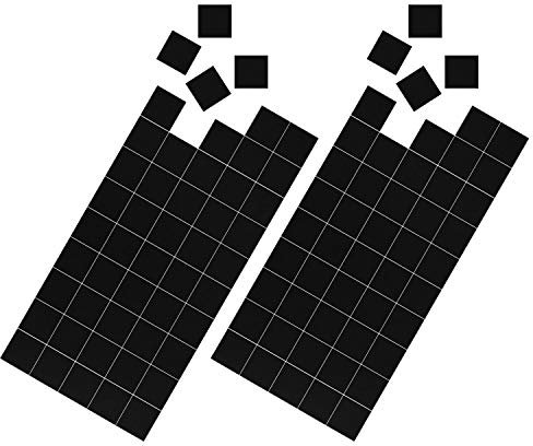 Magnetastico | 100 pièces plaquettes magnétique adhésives 20x20 mm | Carrés magnétiques autoadhésives extra forte pour organiser | Aimant autocollant, plaque aimantée adhésive, aimant collant