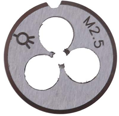 LOVIVER 1pc Metric Durable HSS Werkzeug Gewindeschneidwerkzeug 2 Typen, M2.5