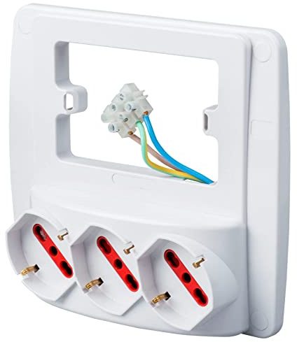 1PZ MULTIPRESA DA PARETE 'SMART' 3P BIPASSO E SCHUKO RS94132