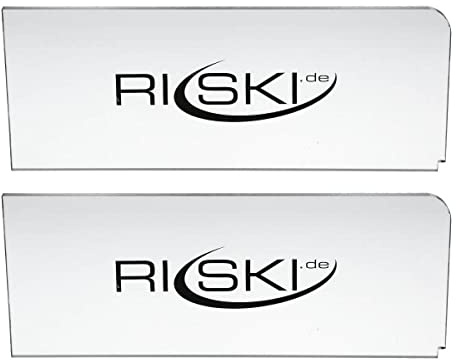 RiSki Skiwachs Abziehklinge - Plexiklinge 5 mm (Set 2 Stück)