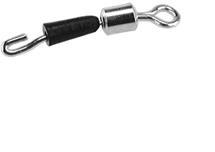 LINFFSTR Angelfasswirbel für Fast Change Rigs und Köder 360° Glatter Rotations-Köderschnurverbinder Hochfeste Köderwirbel Tackle Angelzubehör (Color : 40 pcs, Size : S)