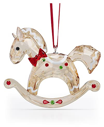 Swarovski Holiday Cheers , Rocking Horse Hanging Ornament