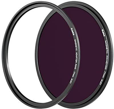 Kase 82mm Wolverine Magnetic ND64 (6-Stop) Neutral Density Filter with 82mm Lens Adapter Ring for Camera Lens,Shockproof Tempered Optical Glass & HD Multi Coated Circular ND Filter