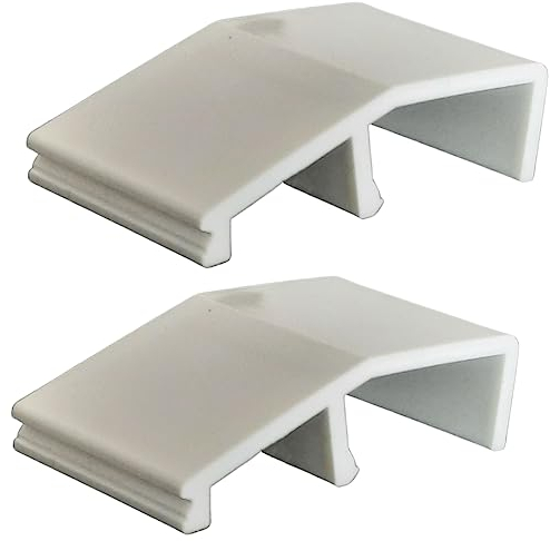 UPVC Door Run Up Block Riser, Clip in Fit - Set of 2 Replacement Plastic Door Closing Guides