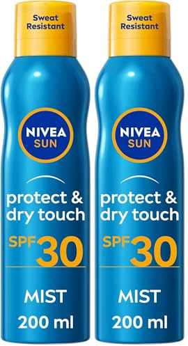 Nivea Sun Protect & Refresh kuhlender, unsichtbarer Spray SPF 30 - wasserfest 200ml, Verpackung kann abweichen (Packung mit 2)