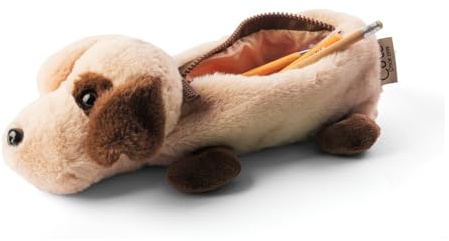 Cute Since 1999 Hund Federmäppchen - Mäppchen Mädchen & Jungen - Federmappe für Kinder ab 12 Monate - Weiche Federtasche - Geschenk für Kinder - Schulsachen- 30 x 9 cm