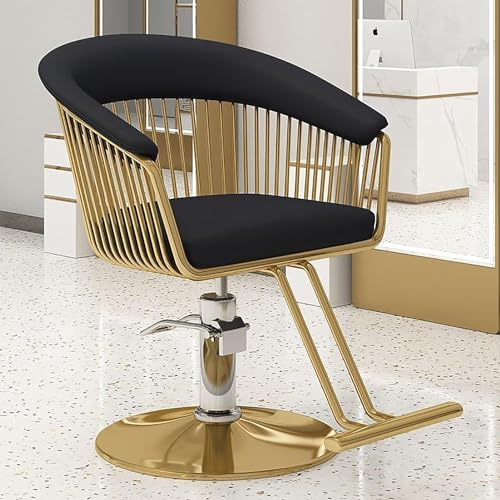 MIDUOLAI Friseurstuhl, Salonstuhl Hydraulischen Friseurstuhl Friseurstile Salon -Stuhl FüR Home Barbershop, Styling -Salonstuhl Friseurstile SchöNheitshampoo Stuhl Tattoo Stuhl MäNner Frauen,A,06