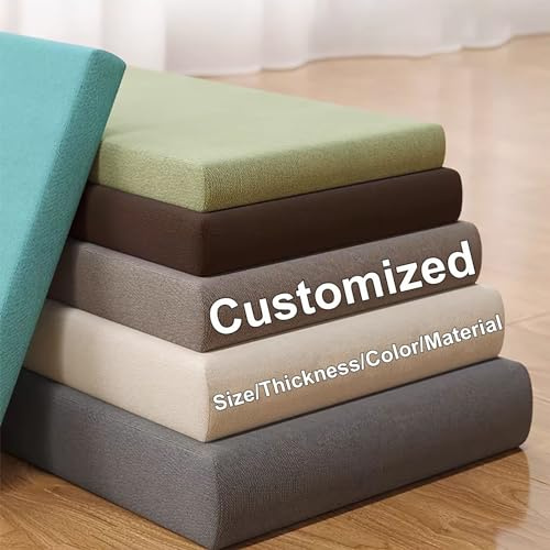 CuLtp Benutzerdefinierte Sitzkissen Bankkissen, MaßGeschneiderte Sitzpolster Bank, Bankkissen Bankauflage, Waschbar Abnehmbarem Bankauflage Filz, Stuhlpolster Outdoor, Bench Cushion