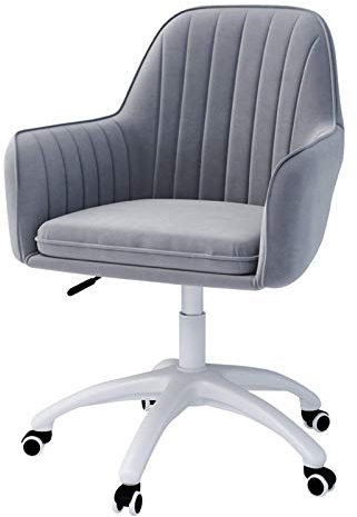 AJYBYUKJ Schreibtisch-Akzentstuhl, Home-Office-Arbeitsstuhl, Schminkstuhl mit verstellbaren, drehbaren Rädern für Teenager und Erwachsene (#4) Beauty Comes