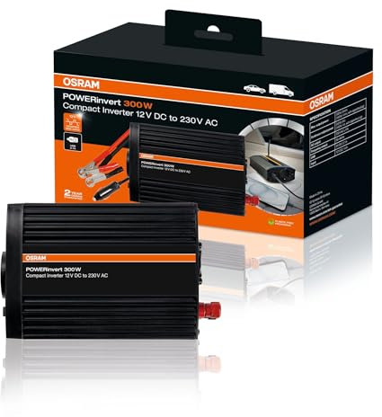 OSRAM OEINVU300 Inverter Invertitore di corrente Inverter per auto Invertitore