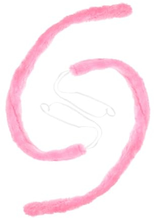 VALICLUD 2stücke Halloween Tier Kostüm Zubehör Für Cosplay Accessoire Für Tierkostüme Karneval Und Partys Langlebig Und Bequem Pinke Tier-tails Für Kreative Verkleidungen