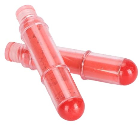 Stoffkreidekartuschen-Nachfüller, 2 Stück, Nähkreidekartuschen-Nachfüller, professionelle Schneider, Pulvernähen zum Markieren von Stoff, DIY-Nähen (Pulver-Ersatzkreide, 2er-Pack, Rot)