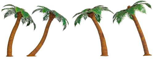 NOCH Palmiers, Feuilles de Palmier filigranées découpées au Laser, Environ 4,5 cm de Haut pour Les écartements de Voie H0, TT, N, idéal pour Le modélisme et la décoration