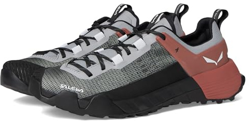 Salewa Women's Wildfire NXT Approach Shoes - Alloy/Etruscan Red - 10