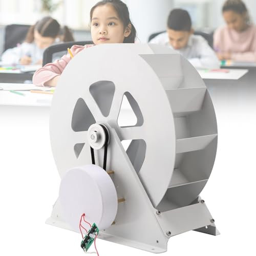 VNATWGOO Generador De Turbina De Agua De 50 W/100 W, para GeneracióN De IluminacióN Exterior DoméStica, Equipo De GeneracióN De Rueda De Agua, Generador HidroeléCtrico PortáTil,100W