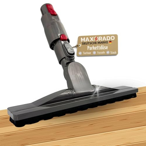 Maxorado Parkettdüse für Dyson V10 V12 Slim Hartbodendüse Parkettbürste Bodendüse Staubsauger Hartboden Bodendüse Aufsatz Fuß