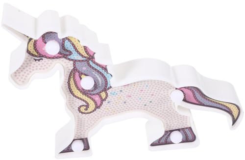 LOEFLIFA Lampada Da Tavolo Forma Unicorno Luce Notturna Led Unicorno Lampada Da Scrivania Decorativa