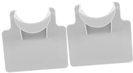 HANABASS 2 Pièces Support de Tuyau Supports de Tuyau de Piscine Support Suspendu pour Tuyau Support de Piscine Porte-Piles de Piscine Support de Fixation de Tuyau Porte-tuyaux Abdos Gris