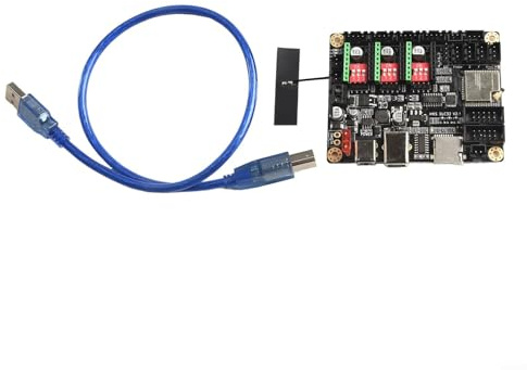 Zoegneer Für MKS DLC32 V2.1 Engraver Control Board 32Bit Dual Core Motherboard mit WiFi Offline Control LCD Unterstützung GRBL LightBurn für CNC Laser Graviermaschine