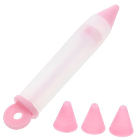 TOYANDONA Penna Decorativa in Silicone per Dolci Penna Scrivere Sulle Torte con Beccucci Rimovibili Utensile per Decorare Dessert e Cake Facile da Pulire e Usare Adatta a Dolci e Biscotti