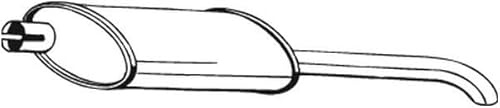 Bosal 185-021 Endschalldämpfer