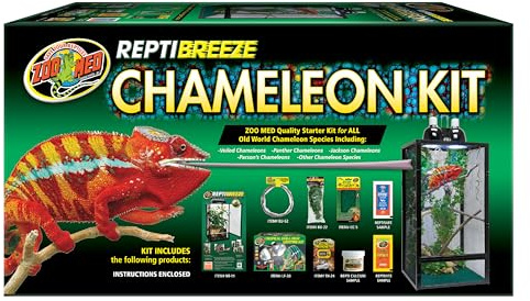 Zoo Med NT-11CKE Reptibreeze Chameleon Kit - voll ausgestattetes Starter-Terrarium-Set