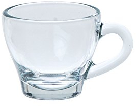 Excelsa Tazza caffè, Senza Piattino, 8 cl, Vetro, Trasparente