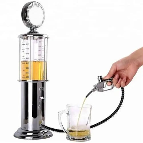 1000cc Wine Beverage Liquor Alcohol Beer Dispenser Container Gas Pump Whiskey Decanter for Vodka Rum Beer Bar Accessories