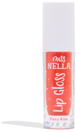 Miss Nella Fairy Kiss Lip Gloss, Red hydrating children Lip Gloss, watermelon scent, gentle on the skin. gives a sheer kiss of colour, with extra shine.